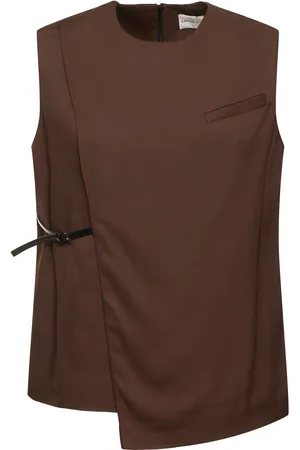 Loulou Studio Sambac Sleeveless Viscose & Wool Top