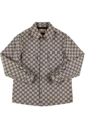 Gucci Gg Canvas Cotton Caban Jacket