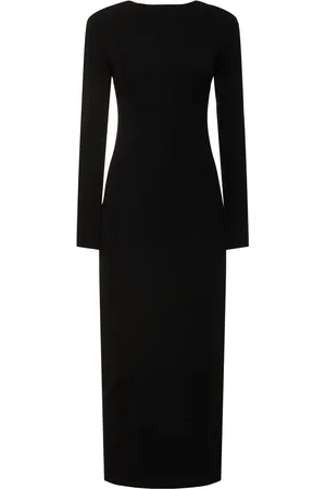 St Agni Reversible Cut Out Knit Midi Dress