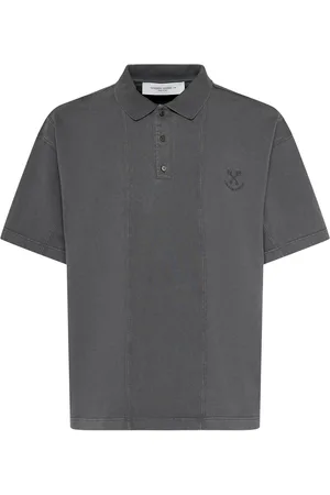 Golden Goose Journey Patchwork Cotton Polo Shirt