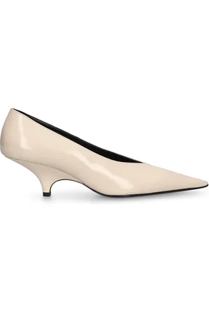 Totême 55mm The Wedge-heel Leather Pumps