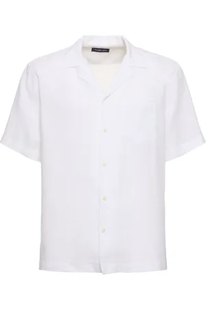 Frescobol Carioca Angelo Linen Bowling Shirt