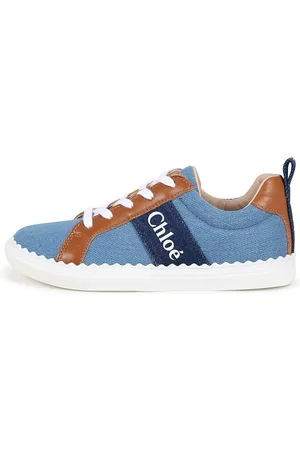 Chloé Cotton Denim Sneakers