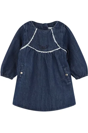 Chloé Cotton Denim Dress & Tights