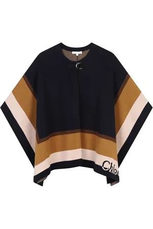 Chloé Cotton & Wool Knit Cape