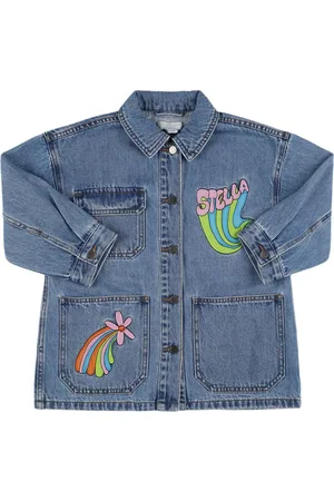 Stella McCartney Cotton Denim Oversize Shirt Jacket