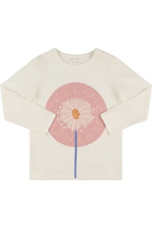 Stella McCartney Printed Cotton Jersey Long Sleeve Top