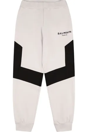 Balmain Cotton Sweatpants W/ Nylon Inserts
