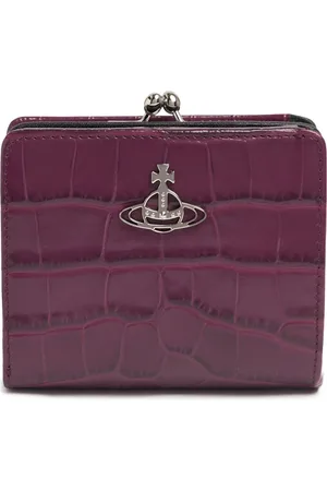 Vivienne Westwood Logo Embossed Leather Wallet