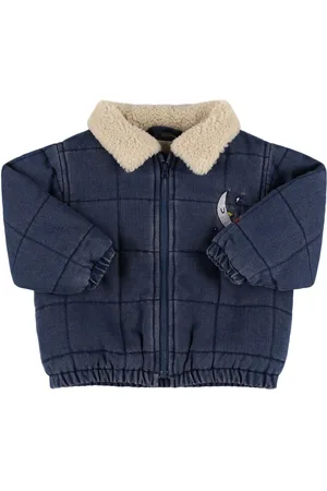 Bobo Choses Quilted Cotton Blend & Faux Fur Jacket