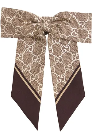 Gucci Gg Silk Jacquard Scrunchie