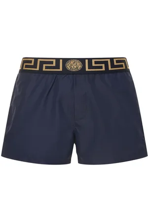 VERSACE Monogram Waistband Tech Swim Shorts