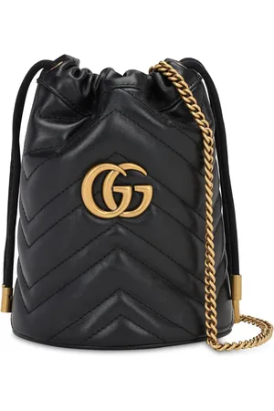 Gucci Mini Gg Marmont 2.0 Leather Bucket Bag