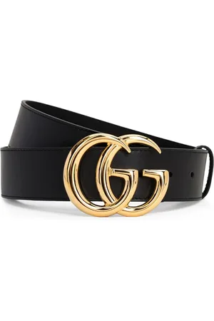 Gucci 40mm Shiny Gg Buckle Leather Belt