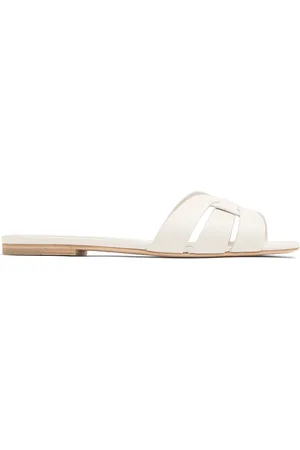 Saint Laurent 10mm Tribute Leather Mule Sandals