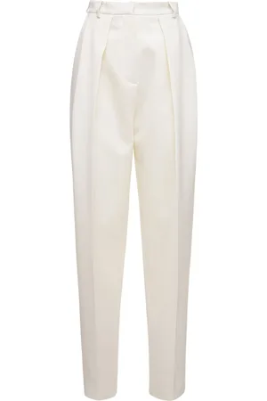 MAGDA BUTRYM Wool & Silk Straight Leg Pants