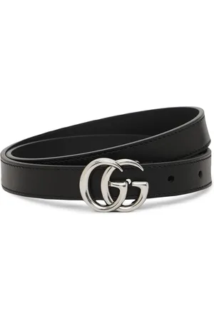 Gucci 2cm Gg Marmont Leather Belt