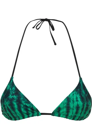 Tropic of C Praia Printed Recycled Tech Bikini Top
