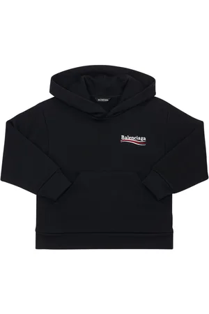 Balenciaga Embroidered Cotton Hoodie