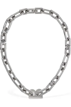 Balenciaga B Chain Thin Short Necklace