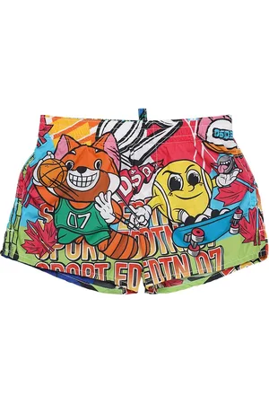 Dsquared2 All Over Print Nylon Swim Shorts