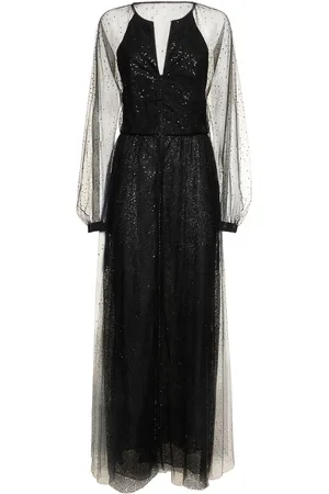 Giorgio Armani Sequined Tulle Long Gown