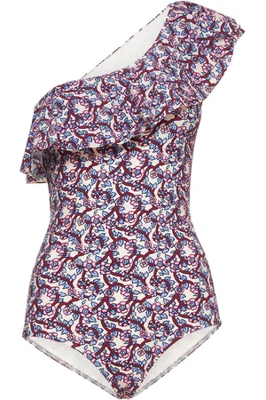 Marant Etoile Sicilya Printed One Piece Swimsuit