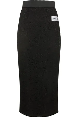 Dolce & Gabbana Floral Lace Longuette Skirt