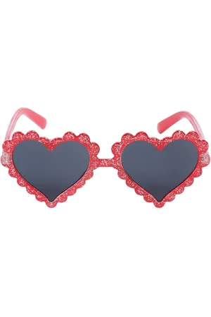 MONNALISA Heart-shaped Polycarbonate Sunglasses