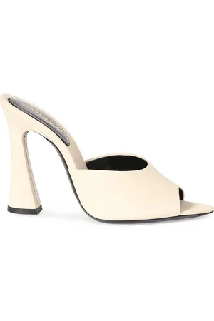 Saint Laurent 105mm Suite Silk Mule Sandals