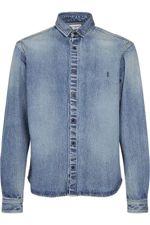 Saint Laurent Relaxed Cotton Denim Shirt