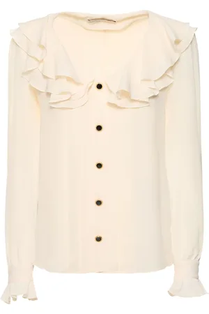 Alessandra Rich Silk Crêpe De Chine Shirt