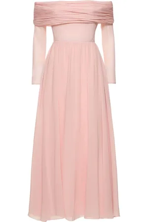 Giambattista Valli Silk Georgette Off-the-shoulder Dress