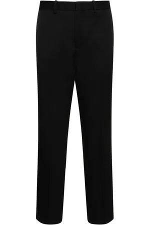 Jil Sander Regular Fit Straight Wool Pants