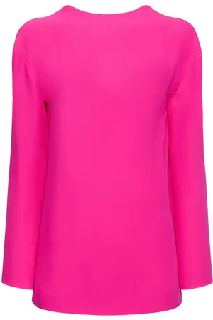VALENTINO Silk Cady Couture Top