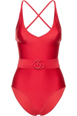 Gucci Sparkling Stretch Jersey Swimsuit