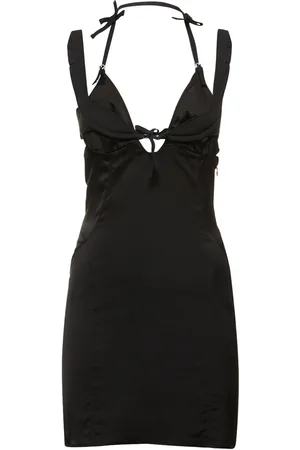 Jacquemus La Robe Ciceri Viscose Satin Mini Dress