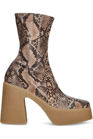 Stella McCartney 115mm Skyla Python Print Ankle Boots