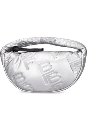 By Far Baby Cush Embossed Shellsuit Fabric Bag
