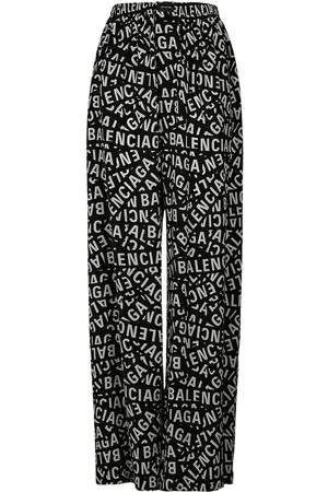 Balenciaga Cupro & Viscose Pajama Pants