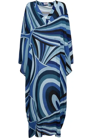 Puccini Iride Printed Georgette Kaftan