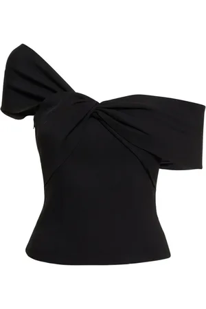 Roland Mouret Asymmetric Stretch Viscose Cady Top