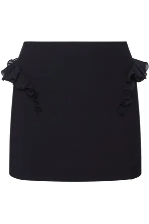 Nensi Dojaka Ruched Viscose Jersey Mini Skirt