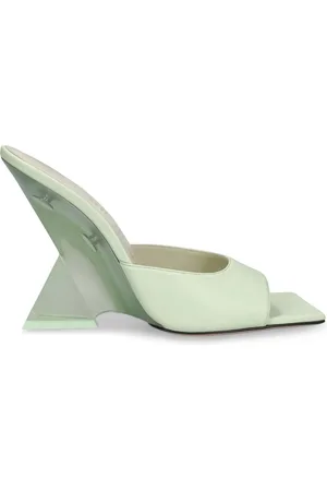 The Attico 105mm Cheope Leather Mules