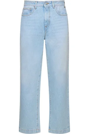 GCDS 22cm Graffiti Logo Wide Denim Jeans