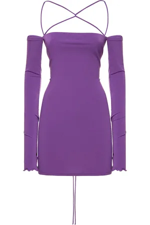 The Andamane Maddy Crisscross Jersey Mini Dress