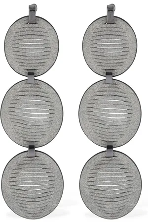 SO-LE STUDIO Eclipse Leather Earrings