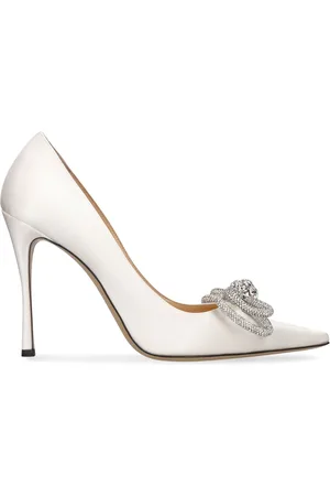 Mach & Mach 110mm Double Bow Satin Pumps