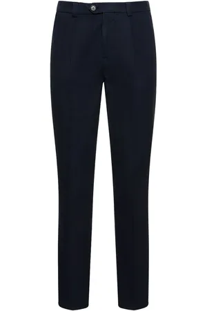 Brunello Cucinelli Cotton Gabardine Straight Pants