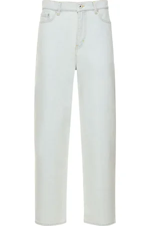 Kenzo Stone Bleached Cotton Denim Jeans